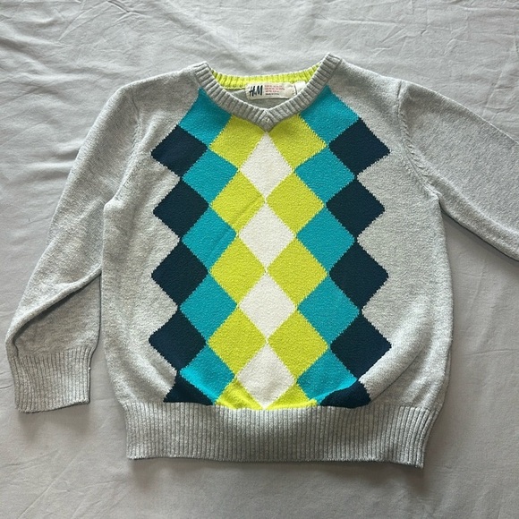 H&M - knit v-neck pullover sweater. Size 18-24 months - Picture 1 of 3